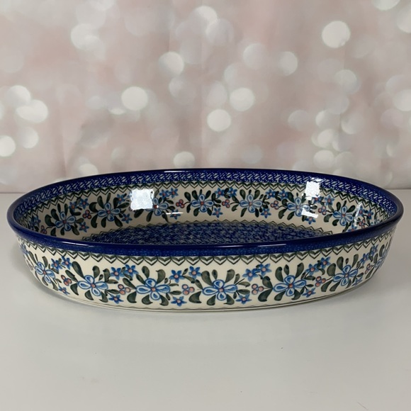 CERAMIKA ARTYSTYCZNA NWOT 14” Oval Baker - Picture 5 of 9